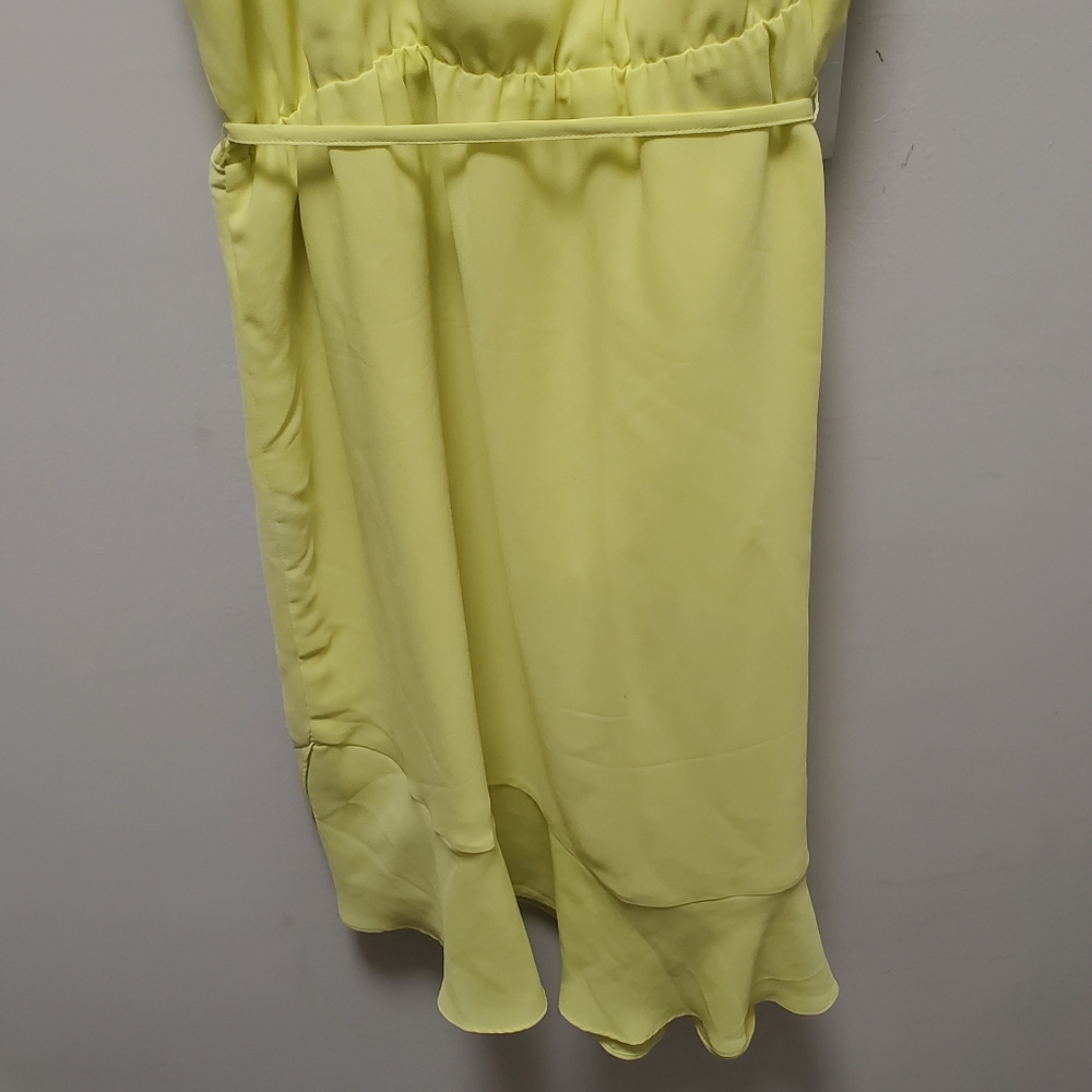 Oasis | Neon | Ruffle Asymmetrical Dress - Picture 7 of 7